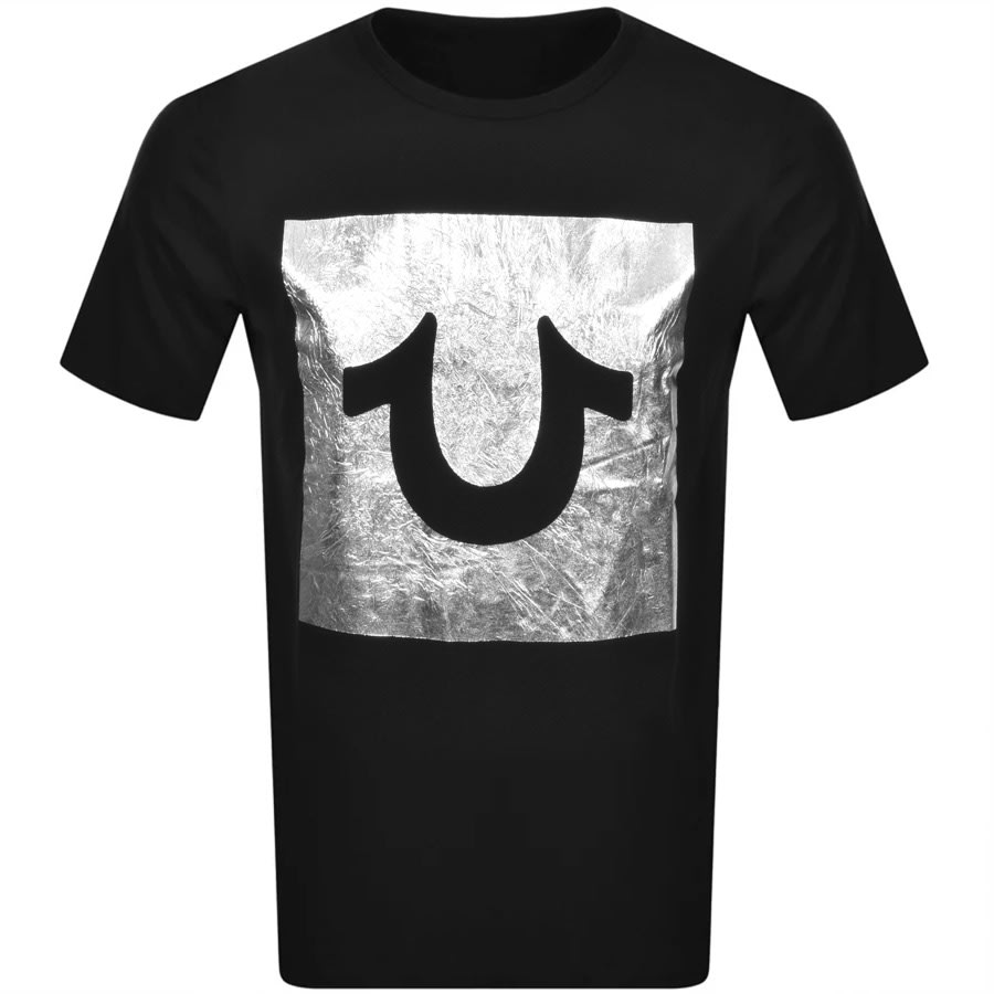 Alternative Image for ProductTrue Religion Foil Box Logo T Shirt Black1